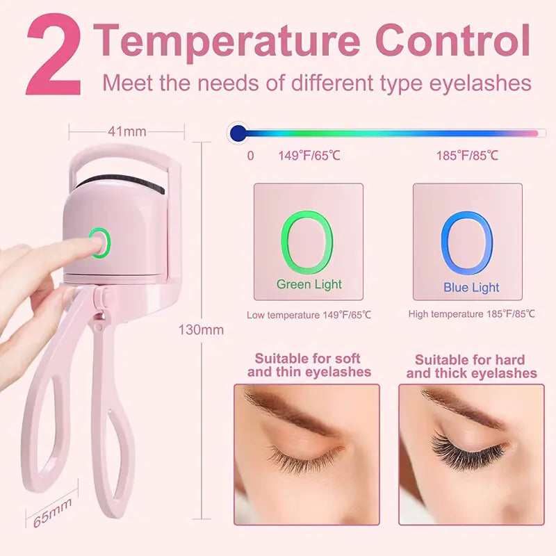 Heated Eyelash Curler Rechargeable