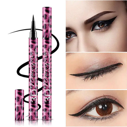 Set Eyeliner dan Maskara Macan Tutul Merah