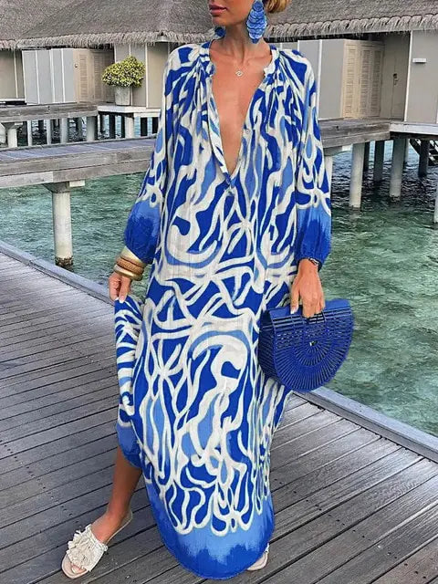 Boho Maxi Beach Cover-Up