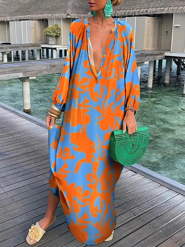 Boho Maxi Beach Cover-Up