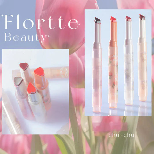 FLORTTE Lipstik Jelly Bentuk Cinta