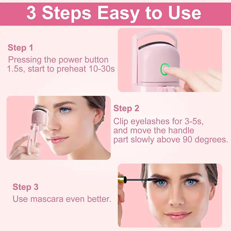 Heated Eyelash Curler Rechargeable