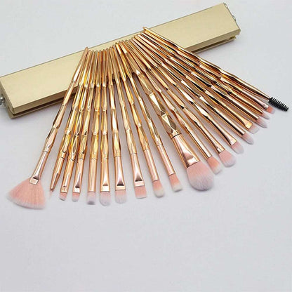 0-Piece Diamond Makeup Brush Set