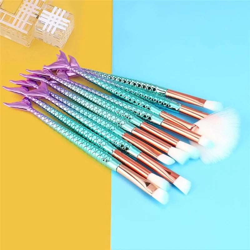 11-Piece Makeup Brush Set for Base,