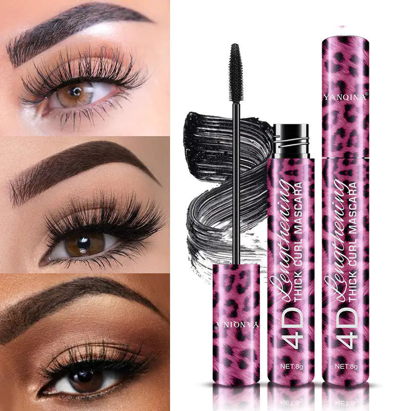 Set Eyeliner dan Maskara Macan Tutul Merah